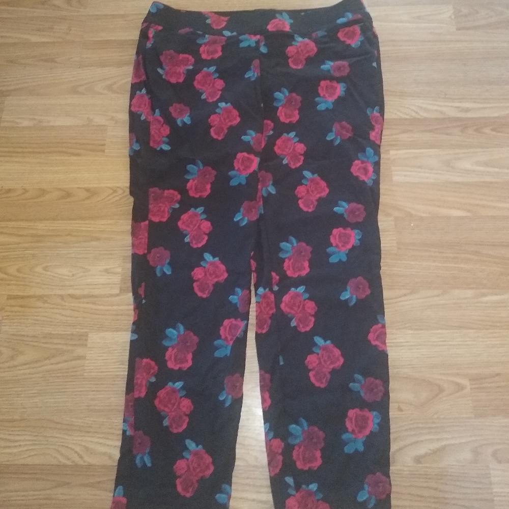 Lane Bryant 18 rose pull on pants NWOT